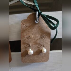 Elegant Pearl Drop Earrings